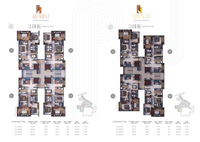 Project Image of 1200 Sq.ft 3 BHK Apartment / Flat for sale in Patia for Rs. 13000000