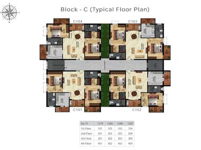 Project Image of 948.0 - 1287.0 Sq.ft 2 BHK Apartment for buy in Ananya Nana Nani Homes Phase 5