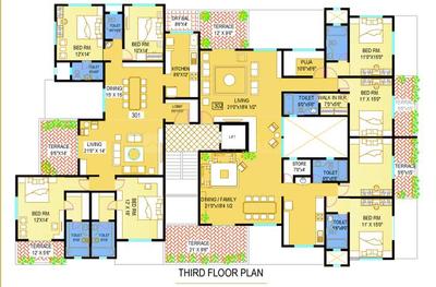 Project Image of 1700.0 - 2500.0 Sq.ft 3 BHK Apartment for buy in Varsha Cappela