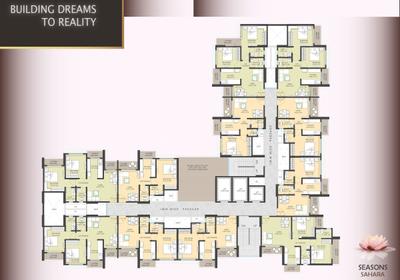 Project Image of 400.0 - 580.0 Sq.ft 1 BHK Apartment for buy in Seasons Sahara Building No 3