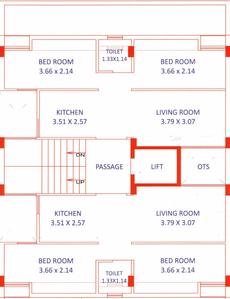 Project Image of 0.0 - 421.3 Sq.ft 2 BHK Apartment for buy in Vishakha Vrunda