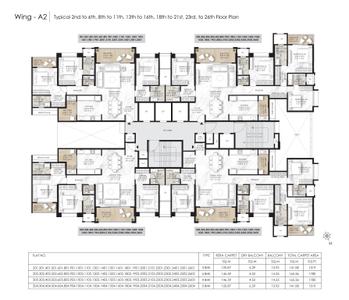 Project Image of 1519.0 - 1836.0 Sq.ft 3 BHK Apartment for buy in Nyati Evoque