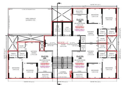 Project Image of 636.69 - 849.49 Sq.ft 2 BHK Apartment for buy in Presha The Front
