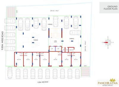 Project Image of 1590 Sq.ft 3 BHK Apartment / Flat for sale in Athwa for Rs. 7500000