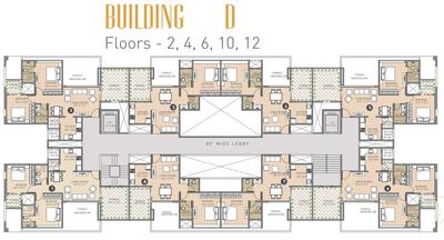 Project Image of 767.0 - 1234.0 Sq.ft 2 BHK Apartment for buy in 5 Star Royal Entrada Phase II