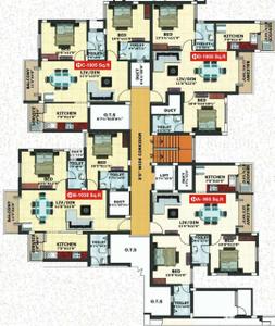 Project Image of 955.0 - 1385.0 Sq.ft 2 BHK Apartment for buy in Jamals Caladium