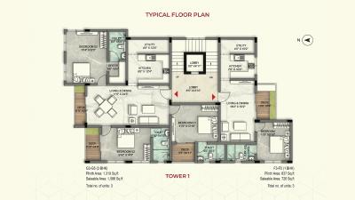 Project Image of 730.0 - 1713.0 Sq.ft 1 BHK Apartment for buy in Ananya