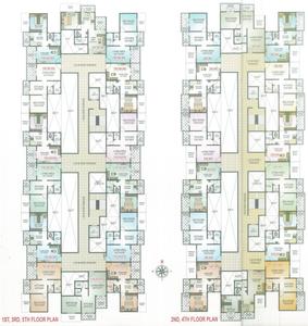 Project Image of 582.0 - 871.0 Sq.ft 1 BHK Apartment for buy in Shree Sriroz Paradise