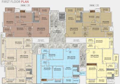 Project Image of 1488.0 - 1836.0 Sq.ft 3 BHK Apartment for buy in Vikramshila Vihar