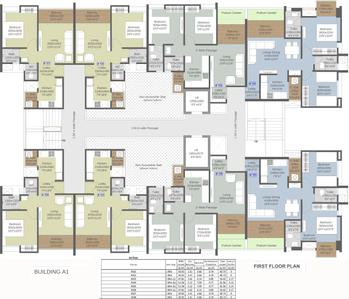 Project Image of 375.88 - 555.2 Sq.ft 1 BHK Apartment for buy in Majestique Rhythm County Phase 1
