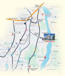 Suravi Royal Location Plan 1