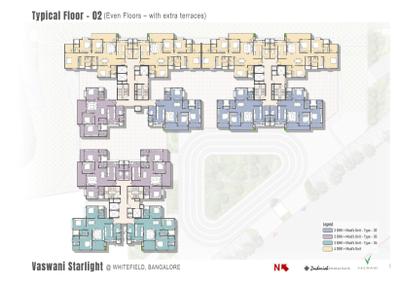 Project Image of 1300.0 - 1743.0 Sq.ft 3 BHK Apartment for buy in Vaswani Starlight