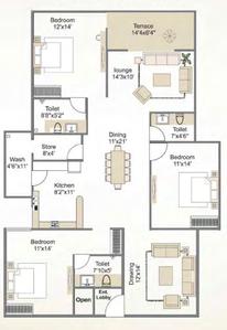 Project Image of 799.97 - 1125.04 Sq.ft 3 BHK Apartment for buy in Belief Augustus