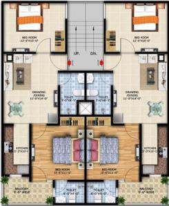 Project Image of 855.0 - 1325.0 Sq.ft 2 BHK Apartment for buy in Palm Pristine Greens