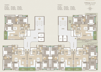 Project Image of 1138.0 - 1260.0 Sq.ft 3 BHK Apartment for buy in Sharnam Skyline