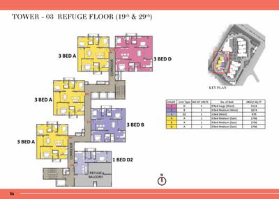 Project Image of 1796.0 - 2708.0 Sq.ft 3 BHK Apartment for buy in Prestige Beverly Hills