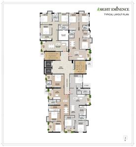 Project Image of 1376.0 - 1432.0 Sq.ft 3 BHK Apartment for buy in Eminence