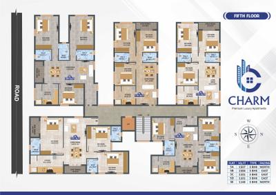 Project Image of 1101.0 - 1611.0 Sq.ft 3 BHK Apartment for buy in Vestas Charm