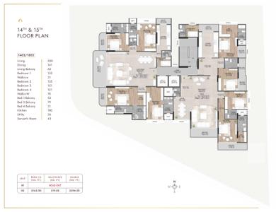 Project Image of 1600 Sq.ft 2 BHK Apartment / Flat for sale in Khar West for Rs. 123200000
