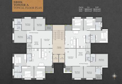 Project Image of 603.32 - 789.21 Sq.ft 2 BHK Apartment for buy in Ganesh Prakruti Icon