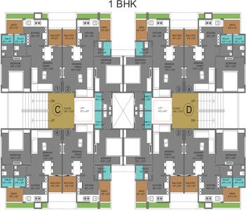 Project Image of 0.0 - 720.0 Sq.ft 1 BHK Apartment for buy in Tejendra Crystal