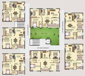 Project Image of 1065.0 - 1480.0 Sq.ft 2 BHK Apartment for buy in Saudhaa Lotus Avenues