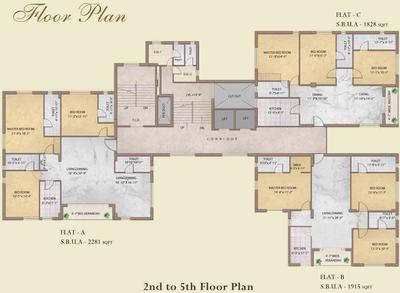Project Image of 1828.0 - 4000.0 Sq.ft 3 BHK Apartment for buy in Eden Imperial
