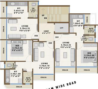 Project Image of 160.71 - 293.53 Sq.ft 1 RK Apartment for buy in RK Vaishnavi Arcade Phase 1