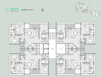Project Image of 2720.0 - 3445.0 Sq.ft 3 BHK Apartment for buy in Pramukh Green County