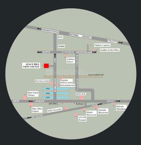 Project Image of 1480.63 - 1614.02 Sq.ft 3 BHK Apartment for buy in AVS Apace Hill View County