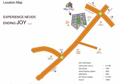 Project Image of 558.0 - 1440.0 Sq.ft 1 BHK Apartment for buy in S K Sky City