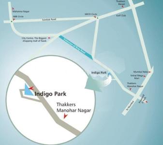 Project Image of 1855.0 - 2100.0 Sq.ft 3.5 BHK Apartment for buy in Thakkers Indigo Park