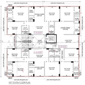 Project Image of 1575.0 - 1773.0 Sq.ft 3 BHK Apartment for buy in Anand Residency