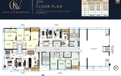 Project Image of 752.51 - 1201.59 Sq.ft 2 BHK Apartment for buy in CKV Signature Residences