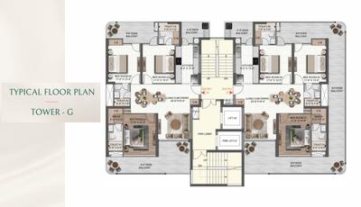 Project Image of 2045.0 - 2460.0 Sq.ft 3 BHK Apartment for buy in Vista Palencia