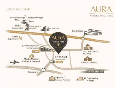 Project Image of 0.0 - 1489.0 Sq.ft 3 BHK Apartment for buy in Aura