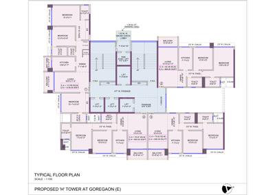 Project Image of 839.91 - 1216.0 Sq.ft 2 BHK Apartment for buy in Claremont