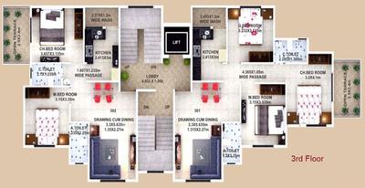 Project Image of 549.0 - 950.0 Sq.ft 2 BHK Penthouse for buy in Design Royal Residency