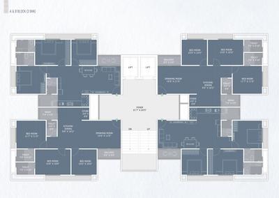 Project Image of 0.0 - 848.3 Sq.ft 3 BHK Apartment for buy in The Grand Gokuldham