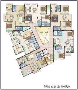 Project Image of 0.0 - 1128.0 Sq.ft 2 BHK Apartment for buy in Aesthetic Blueberry