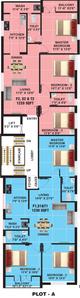 Eeshani Raams Enclave Plot A Cluster Plan from 1st to 3rd Floor 1