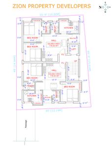 Project Image of 0.0 - 778.0 Sq.ft 2 BHK Apartment for buy in Zion VGK Appartments