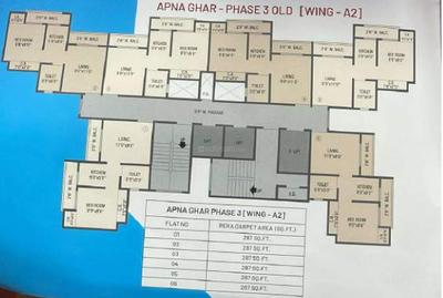 Project Image of 172.01 - 353.0 Sq.ft 1 RK Apartment for buy in Seven Eleven Apna Ghar