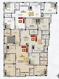 Project Image of 1071.0 - 1360.0 Sq.ft 2 BHK Apartment for buy in Minerva Vasantham