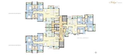 Project Image of 1785.0 - 4463.0 Sq.ft 3 BHK Apartment for buy in Goldbricks Arshiya Apartment