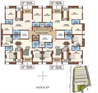 Project Image of 580.0 - 1400.0 Sq.ft 1 BHK Apartment for buy in Prince Village
