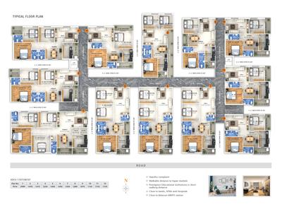 Project Image of 1075.0 - 2090.0 Sq.ft 2 BHK Apartment for buy in Makanas Maarvel Aura