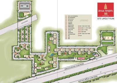 Ansal Heights II Villas Images for Layout Plan of Ansal Heights II Villas 1