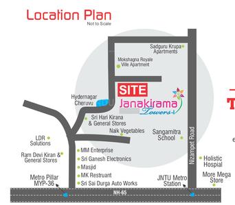 Project Image of 813.0 - 1136.99 Sq.ft 2 BHK Apartment for buy in Teja Janakirama Towers