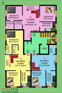 Project Image of 500.0 - 1237.0 Sq.ft 1 BHK Apartment for buy in Grand Apple Ridge